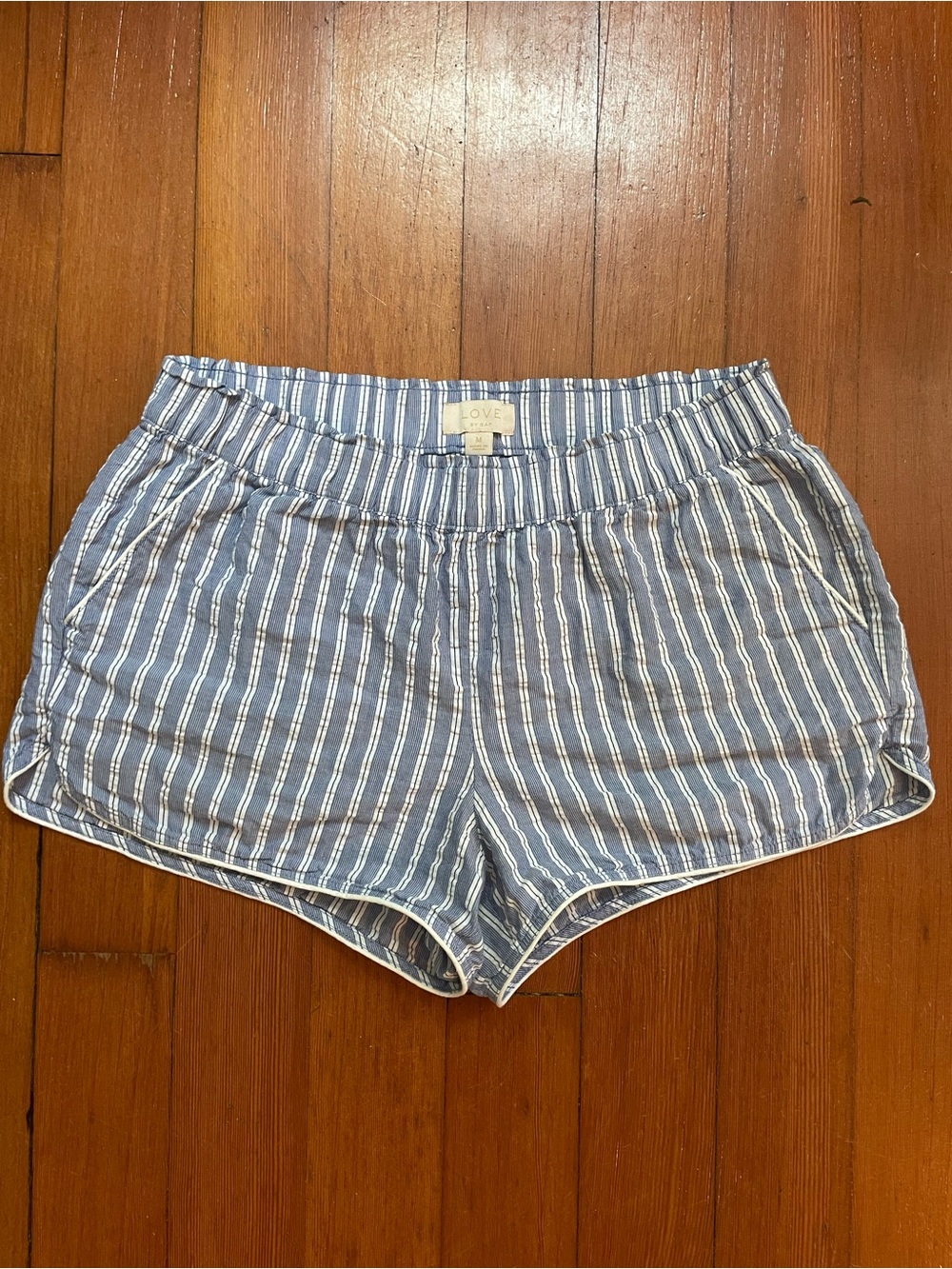 Gap Blue Striped Women's Lounge Shorts